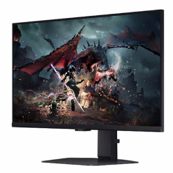 Монитор 27" SAMSUNG S27DG502EI Odyssey G5 черный (2560x1440, 180Гц, IPS, 1 мс, 350 кд/м2, 1000:1, 178°/178°, HDMI/DisplayPort, регулировка высоты)