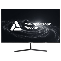 Монитор 23.8" Гравитон МН24Б черный (1920х1080, 75 Гц, IPS, 5 мс, 300 кд/м2, 1000:1, 178°/178°, HDMIх2/Type-C, 2x USB2.0, колонки, регулировка высоты)