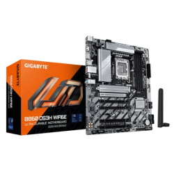 Материнская плата Gigabyte B860 DS3H WIFI6E (LGA 1851, Intel B860, ATX, 4xDDR5 6400 МГц, 4xSATA, 2xM.2, 5хPCI-E x16, HDM/DP, Wi-Fi, Bluetooth)