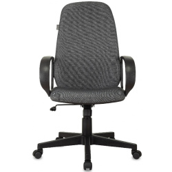 Кресло руководителя Бюрократ CH-808AXSN серый  (ткань, до 120 кг, крестовина пластик, колесики пластик)